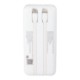 Laptop Power PD Power Bank w/ Integrated Cables, 20,000mAh
