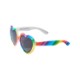 B.Free Rainbow Pride UV400 Heart Sunglasses