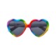 B.Free Rainbow Pride UV400 Heart Sunglasses