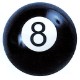 Eight Ball Beach Ball, 16"