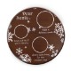 Dear Santa Milk & Cookies Serving Tray