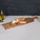 Artisan Acacia Serving Plank Cutting Board, 30"