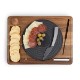 Turntable Acacia & Slate Cheese Board w/ Knife