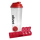 Shaker Bottle w/ Pill Box, 24 oz.