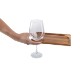 Rectangle Acacia Wood Wine Appetizer Plates, Set of Four