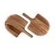 Acacia Personal Pizza Peel Serving Board Paddles, Set of Two