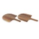 Acacia Personal Pizza Peel Serving Board Paddles, Set of Two