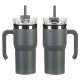 Outback Stainless Steel & Polypropylene Mug w/ Lid & Straw, 20oz.