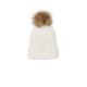 Port Authority® Faux Fur Pom Acrylic Beanie