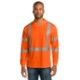 CornerStone® ANSI 107 Class 3 Polyester Birdseye Mesh Long Sleeve Segmented Tape Hooded Men's Tee