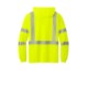 CornerStone® ANSI 107 Class 3 Polyester Birdseye Mesh Long Sleeve Segmented Tape Hooded Men's Tee