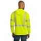 CornerStone® ANSI 107 Class 3 Polyester Birdseye Mesh Long Sleeve Segmented Tape Hooded Men's Tee