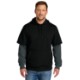 CornerStone® Tough Cotton/Poly Fleece Layered Men's Hoodie