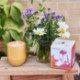 Modern Sprout® Garden Vibes Candle Marigold Planter
