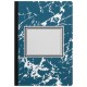 Slate A5 FSC Paper Marble Hardcover Composition Notebook, 5.71" x 8.27"
