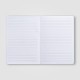 Slate A5 FSC Paper Marble Hardcover Composition Notebook, 5.71" x 8.27"