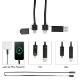 Light-Up 100W Quick Charge Cable, 3'