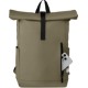 Malmö rPET Waterproof Zipper 15" Laptop Rolltop Backpack