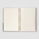 Lino A5 FSC Paper Spiral Binding Vertical Pocket Notebook