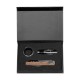 Essex Stainless Steel & FSC Wood Wine Accessory Gift Set, 3 Piece