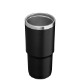 Rime Recycled Stainless Steel Double Wall Leakproof Straw Tumbler, 25 oz.