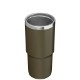 Rime Recycled Stainless Steel Double Wall Leakproof Straw Tumbler, 25 oz.