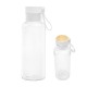 Cade rPET Bottle w/ Bamboo Accent Lid & Silicone Easy Carry Handle, 20oz.