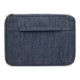 The Goods™ Navy Heather Recycled Mobile Office Laptop Case