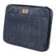 The Goods™ Navy Heather Recycled Mobile Office Laptop Case