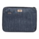The Goods™ Navy Heather Recycled Mobile Office Laptop Case