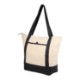 Isle 8oz. Organic Cotton Zippered Tote