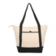 Isle 8oz. Organic Cotton Zippered Tote