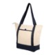 Isle 8oz. Organic Cotton Zippered Tote