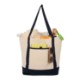 Isle 8oz. Organic Cotton Zippered Tote