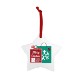Star Ceramic Holiday Ornament