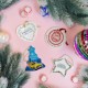 Star Ceramic Holiday Ornament
