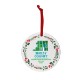 Round Ceramic Holiday Ornament