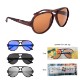 Rubberized Recycled Frame Aviator Sunglasses