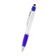 Satin Stylus rABS Pen w/ Spin Top