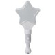 White Light Up Star Wand, 9"