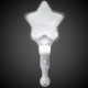 White Light Up Star Wand, 9"