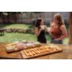 Picada Acacia Tapas Board w/ Ceramic Bowls