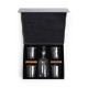 Ambassador Whiskey Box w/ Decanter & 4 Lowball Glasses