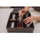 Ambassador Whiskey Box w/ Decanter & 4 Lowball Glasses