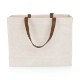 Market Waxed Canvas Tote w/ Leatherette Handles