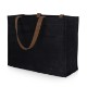 Market Waxed Canvas Tote w/ Leatherette Handles