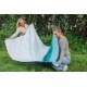 Aura Outdoor Cotton/Poly Puffer Blanket, 79" x 55"