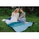 Aura Outdoor Cotton/Poly Puffer Blanket, 79" x 55"