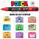POSCA® 8-Piece Soft Fine Marker Set w/ Bag