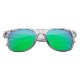Recycled Frame Mirrored Malibu Sunglasses